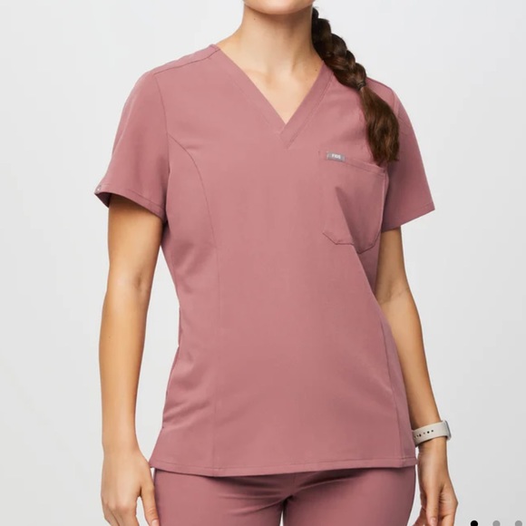 Figs Tops Nwt Figs Technical Collection Pink Scrub Top Poshmark